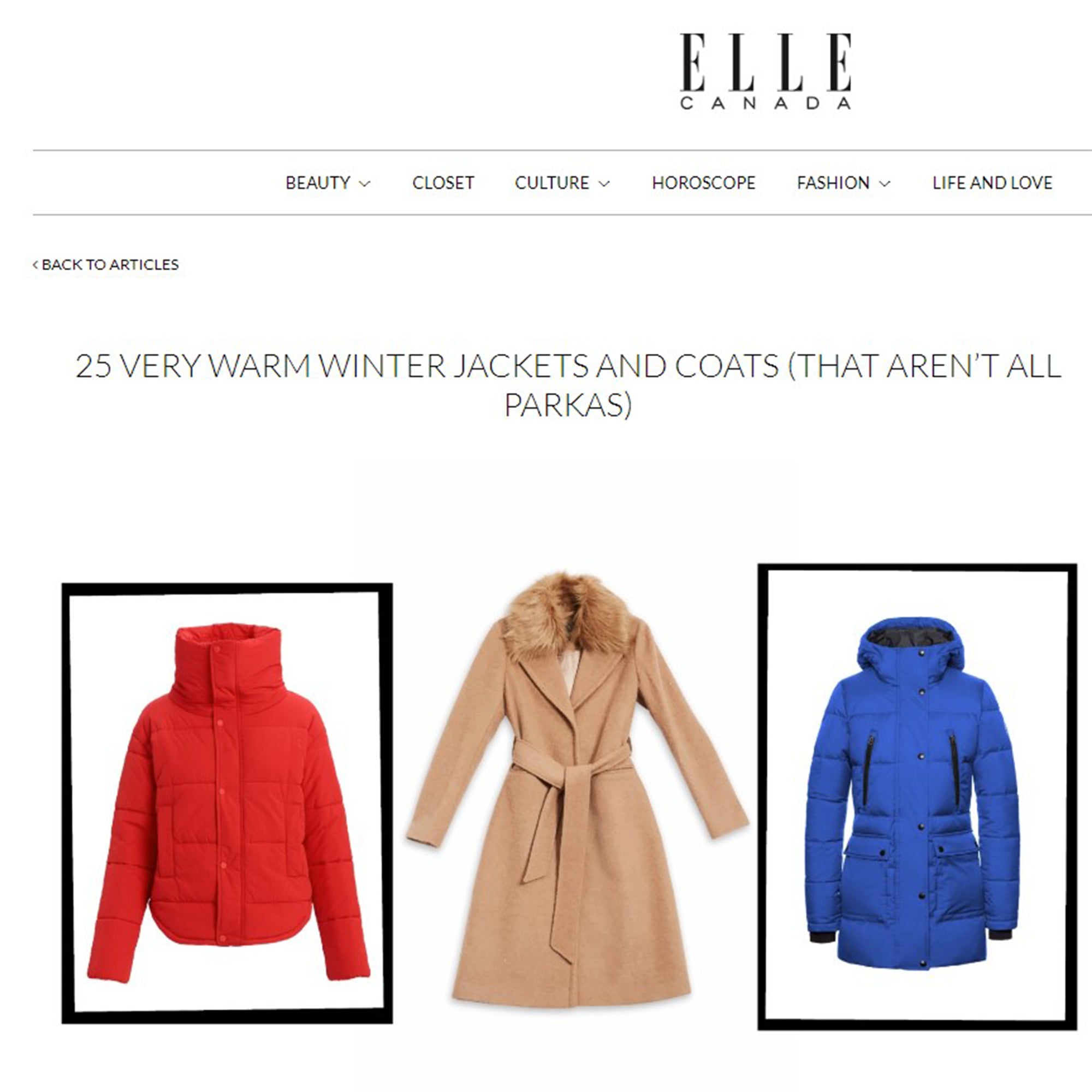 Online - ELLE Canada