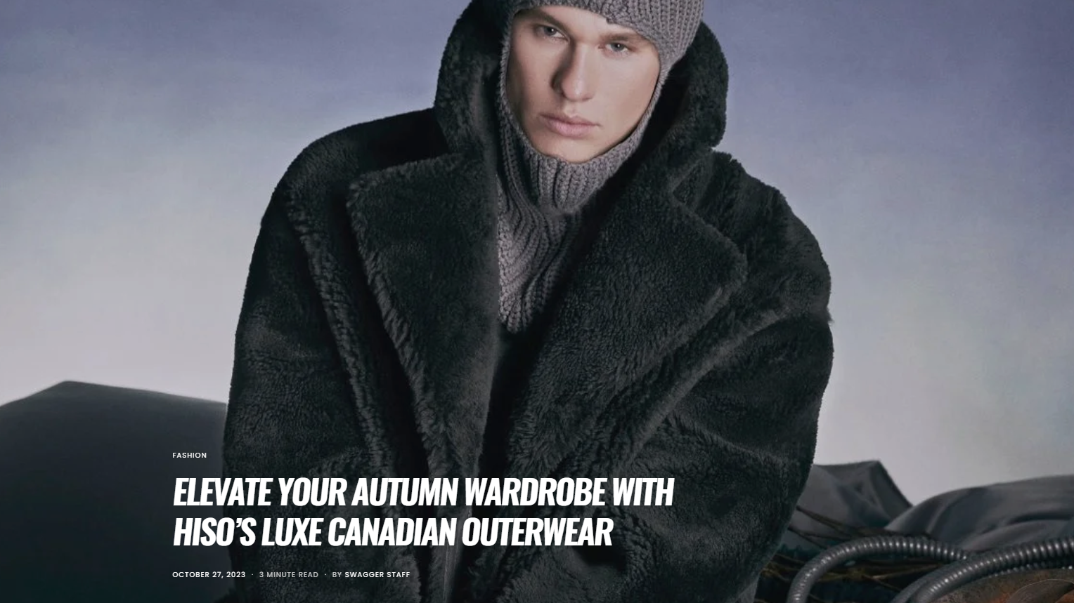 Hiso featured on SWAGGER magazine