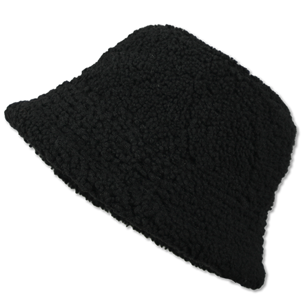 Elevate winter style with our reversible Black Shearling Curly Wool Bucket Hat. Crafted from luxurious shearling and wool, it reverses to durable nylon with topstitching for versatility. Stay warm and stylish with this designer accessory, perfect for cold-weather adventures. Embrace premium quality and fashion-forward design this winter.