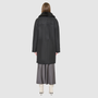 AUGUST is a heritage-inspired reversible medium-length coat crafted with a suede and toscana shearling combination. Designed for a relaxed silhouette with drop shoulders, an exaggerated notched collar with plush trim, and a straight fit, AUGUST combines modern edge with timeless texture. Functional slash pockets on the wool side, clean welt pockets on the nappa side, and a front button closure make this coat as practical as it is versatile, perfect for après-ski layering or elevated city styling.