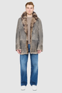 The Josh Opposum Reversible Shearling Jacket embodies modern versatility with heritage-inspired tailoring. Crafted in supple suede and fully reversible to a textured ironed wool teddy, it offers two distinct looks in one. Structured and streamlined when worn wool-in, or relaxed and easy when worn wool-out, this piece adapts effortlessly to changing moods and occasions. Finished with a notch collar, raw edge detailing, and functional slash pockets on both sides, Josh delivers understated luxury