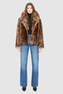 The TOSKA Jacket is a versatile statement piece crafted in burma nappa and toscana shearling. This reversible oversized cropped teddy allows you to switch between a plush teddy texture and a sleek nappa finish for two distinct looks. Designed with a drop-shoulder silhouette and relaxed fit through the shoulders, arms, and body, it combines comfort with elevated style. The oversized Toscana notch collar and functional side pockets complete this luxurious, cold-weather essential.