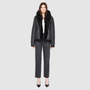 The HiSO CUPID Jacket is a heritage-inspired mid-length shearling jacket, masterfully crafted from premium semi-curly shearling wool for rich texture and dimension. Its regular shoulder and relaxed mid-length silhouette create a sleek, contemporary fit, while the dramatic, oversized stand collar offers an elevated, modern aesthetic. Designed with a versatile, reversible layout, this statement piece offers two distinctive looks in one