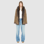 The HiSO MILKY WAY Jacket is a heritage-inspired mid-length shearling coat, masterfully crafted from premium Toscana shearling for unparalleled texture and depth. Its regular shoulder and relaxed mid-length silhouette create an elegant, contemporary fit, while the spread collar frames the face with plush, long-haired wool. Designed with a versatile, reversible construction, this statement coat provides two distinctive looks in one