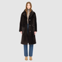 The PRADO Coat is a luxury vintage-inspired wool teddy coat crafted from chocolate ironed wool for a textured, modern finish. Designed with a relaxed dropped shoulder and tie belt at the waist, it combines effortless comfort with a flattering, cinched silhouette. A notch collar, large side patch pockets, and front button closure complete this statement wool teddy coat, perfect for elevated cold-weather styling.