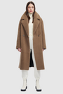 oversized curly wool teddy shearling Relaxed shoulders Notch collar Deep armhole and wide sleeves Straight fit