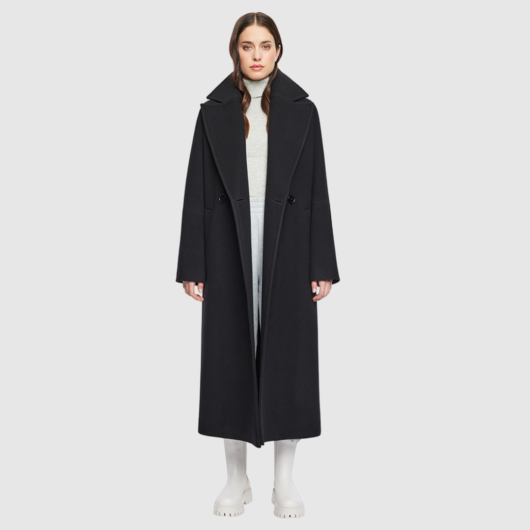 Women's Harper Camel Melange Wool Coat – HiSO Women's Harper Camel Melange Wool Coat – HiSO