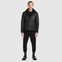 The Logan Black Shearling Moto Jacket delivers a modern interpretation of the classic moto silhouette, crafted from supple nappa leather with a plush shearling lining. Designed to fit true to size, this jacket balances streamlined tailoring with rugged edge. An asymmetrical zip closure and spread collar reinforce its moto-inspired attitude, while an interior zip pocket provides discreet functionality. Refined yet versatile, Logan is a timeless investment piece built for cold-weather wear.