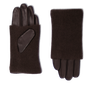 Elevate your winter style with our Chocolate Nappa Leather/Cashmere Combo Gloves. Crafted from premium leather and luxurious cashmere, these designer gloves offer unparalleled warmth and sophistication. Embrace the season in comfort and style with this essential accessory for cold weather.