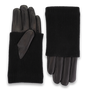 Elevate winter style with our Black Nappa Leather/Cashmere Combo Gloves. Crafted from premium leather and luxurious cashmere, these designer gloves offer unparalleled warmth and sophistication. Embrace comfort and elegance during cold seasons with this essential accessory, perfect for any upscale wardrobe.