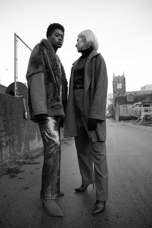 Women's Shearling & Suede Jacket, The Lamm - HISO 2019 No longer available
